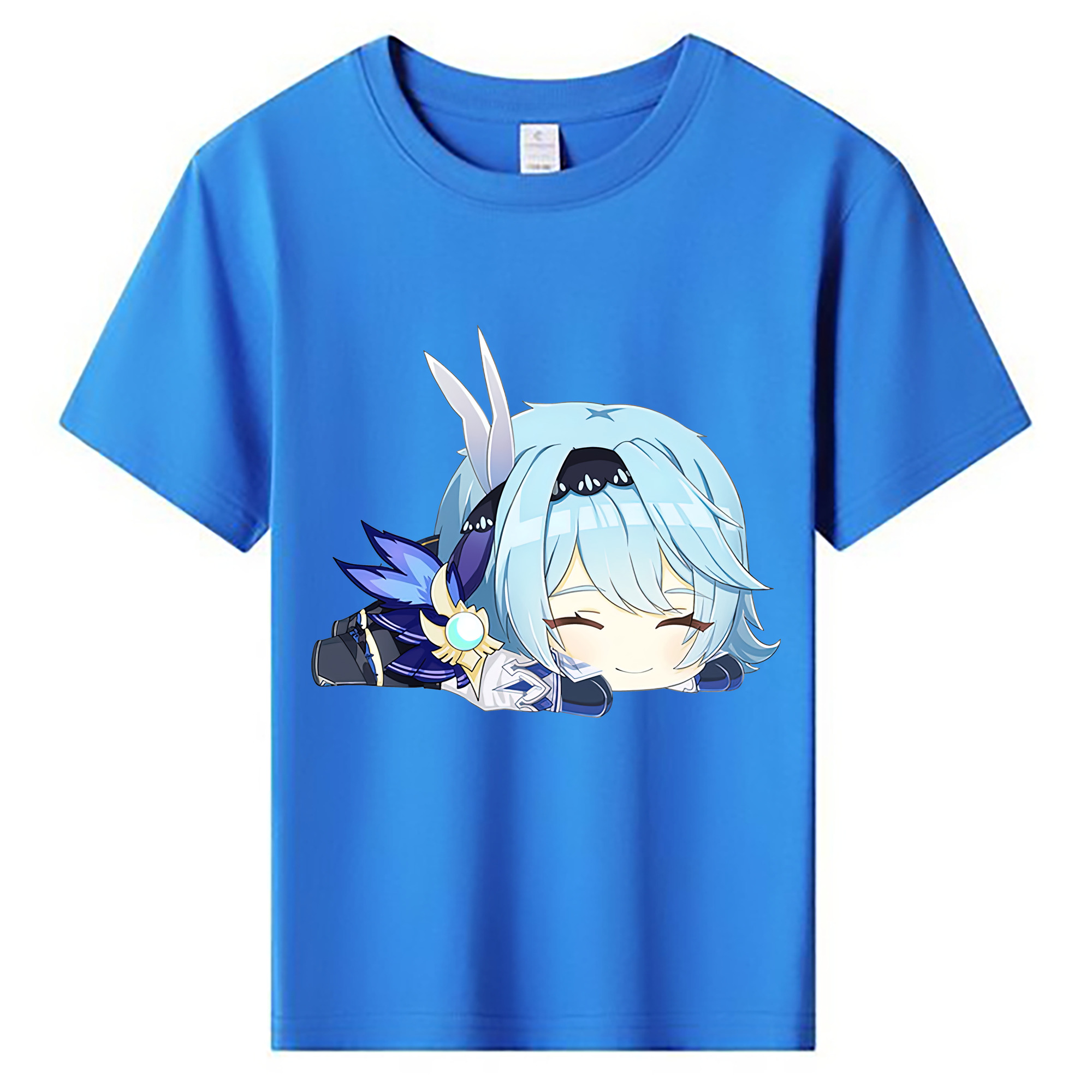 げんし神 优菈 ゆうら genshin Yūra 綿100％キッズTシャツ（フロントプリント）